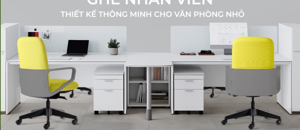 Ghế Nhân Viên Thiết Kế Thông Minh Cho Văn Phòng Nhỏ, Tối Ưu Diện Tích & Công Năng